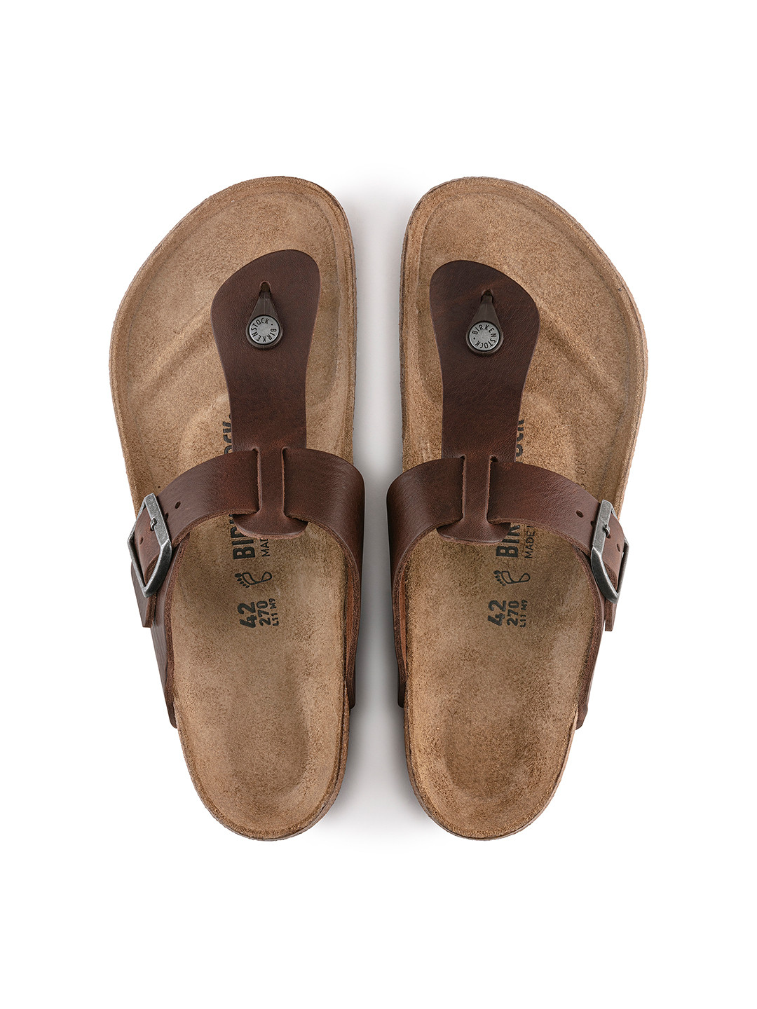 Buy Birkenstock Men Brown Thong Flip Flops Flip Flops for Men 17399002 Myntra