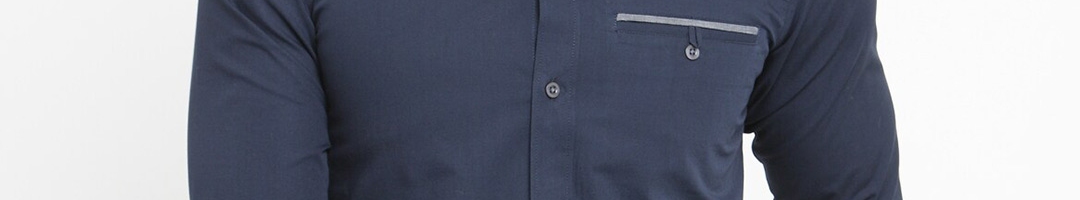 Buy WESTCLO Men Navy Blue Slim Fit Cotton Casual Shirt - Shirts for Men ...