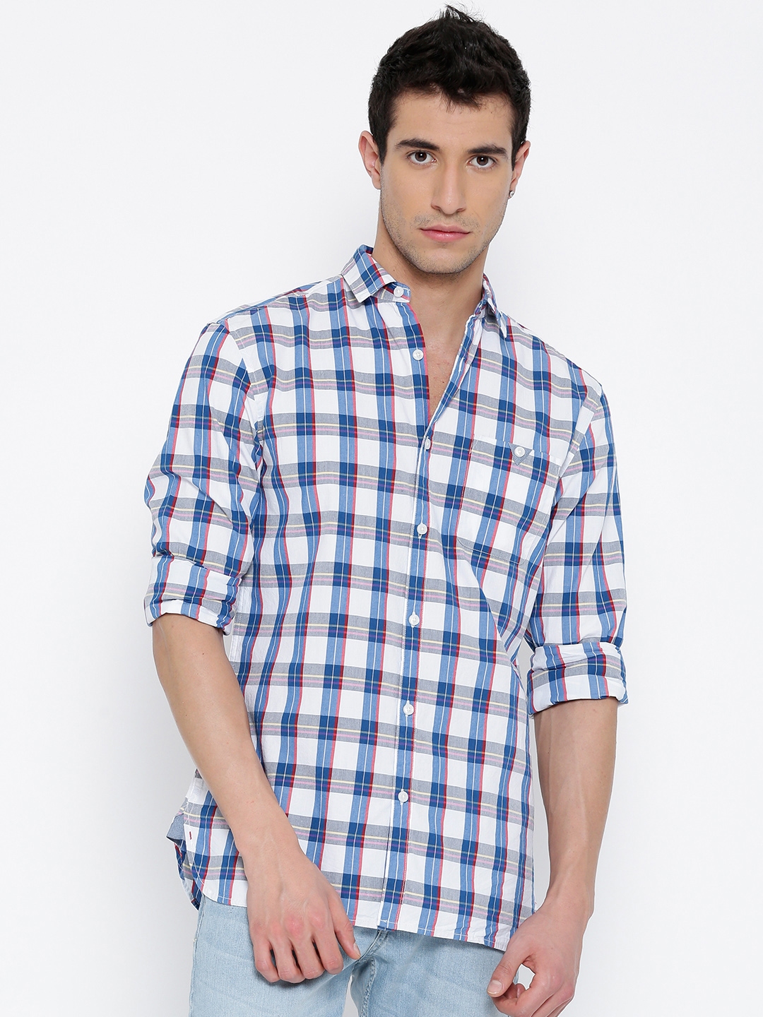 jack and jones checked shirt