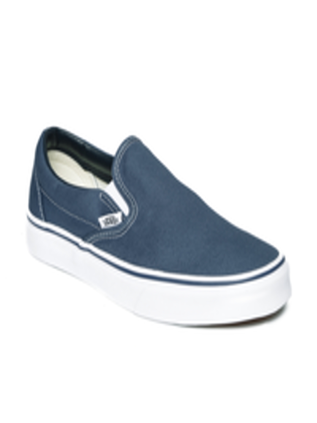 Buy Vans Unisex Navy Classic Slip On Sneakers - Casual Shoes for Unisex ...
