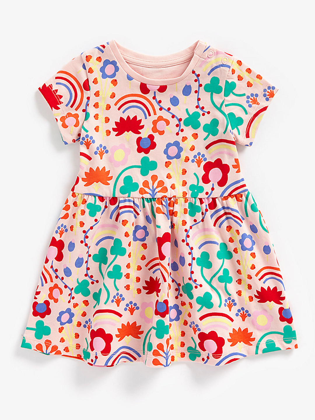 Mothercare Pink Floral Woven Dress