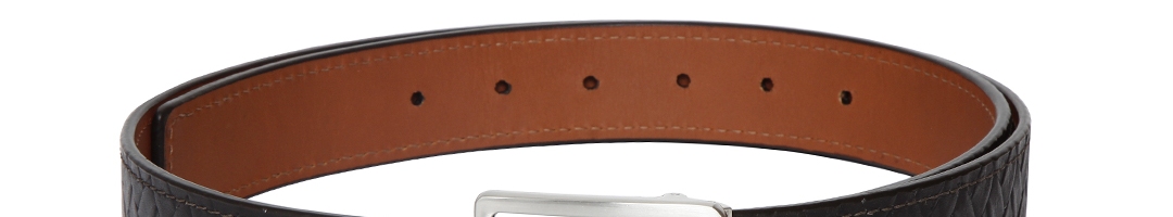 Buy Hidesign Men Black Textured Leather Belt - Belts for Men 1742305 | Myntra
