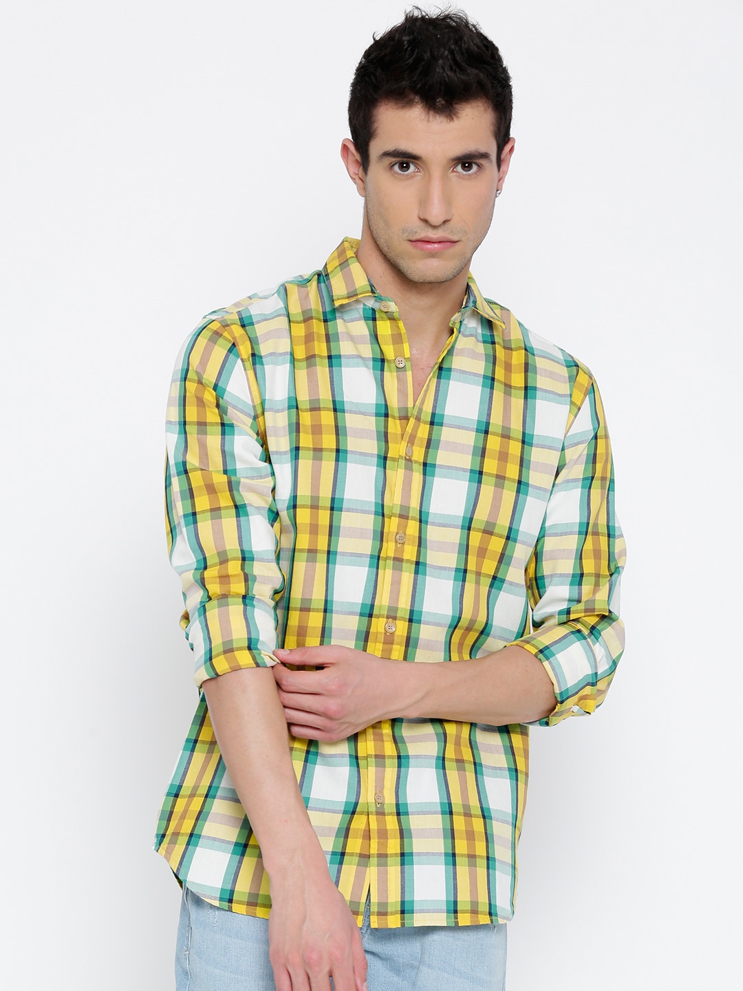 jack and jones checked shirt