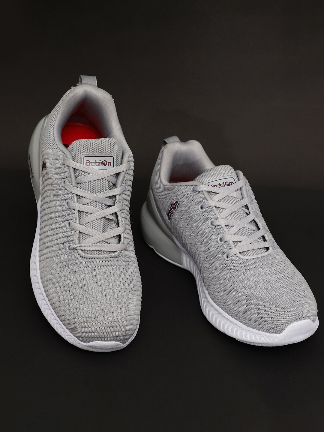 Buy Action Men Grey Mesh Running Non Marking Shoes Sports Shoes For Men 17430326 Myntra 3785