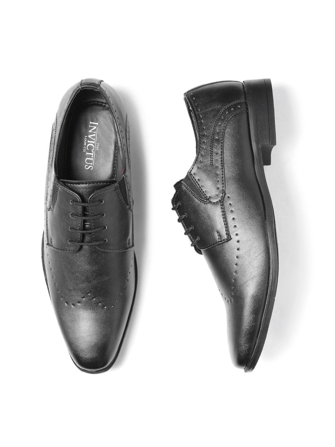 invictus black formal shoes