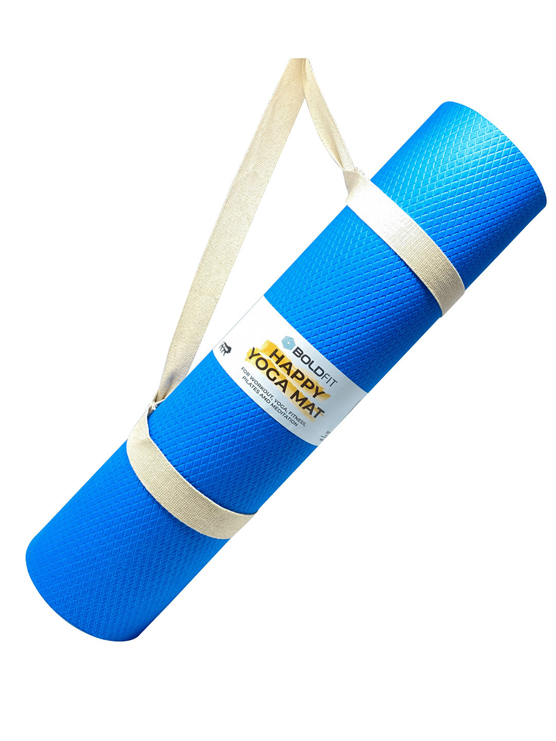 Buy BOLDFIT Blue Solid Anti Slip Yoga Mat Yoga Mats for Unisex