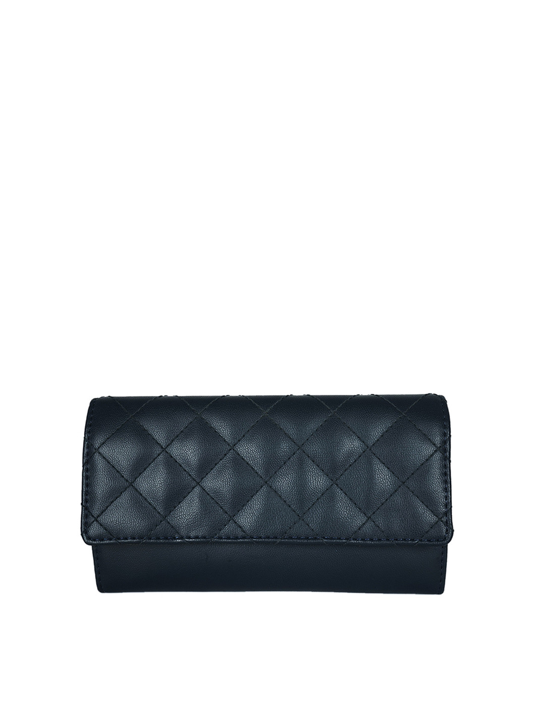 Buy Baggit Women Blue Textured Quilted Envelope Wallets for Women