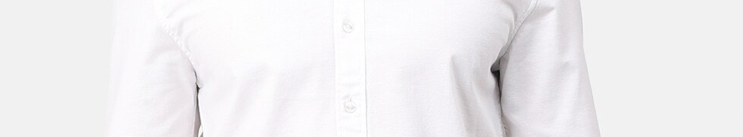 Buy Snitch Men White Slim Fit Cotton Casual Shirt - Shirts for Men ...