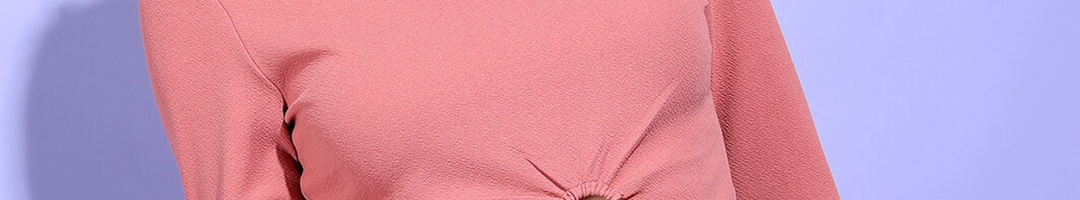 Buy Tokyo Talkies Women Pretty Pink Solid Top - Tops for Women 17442708 ...