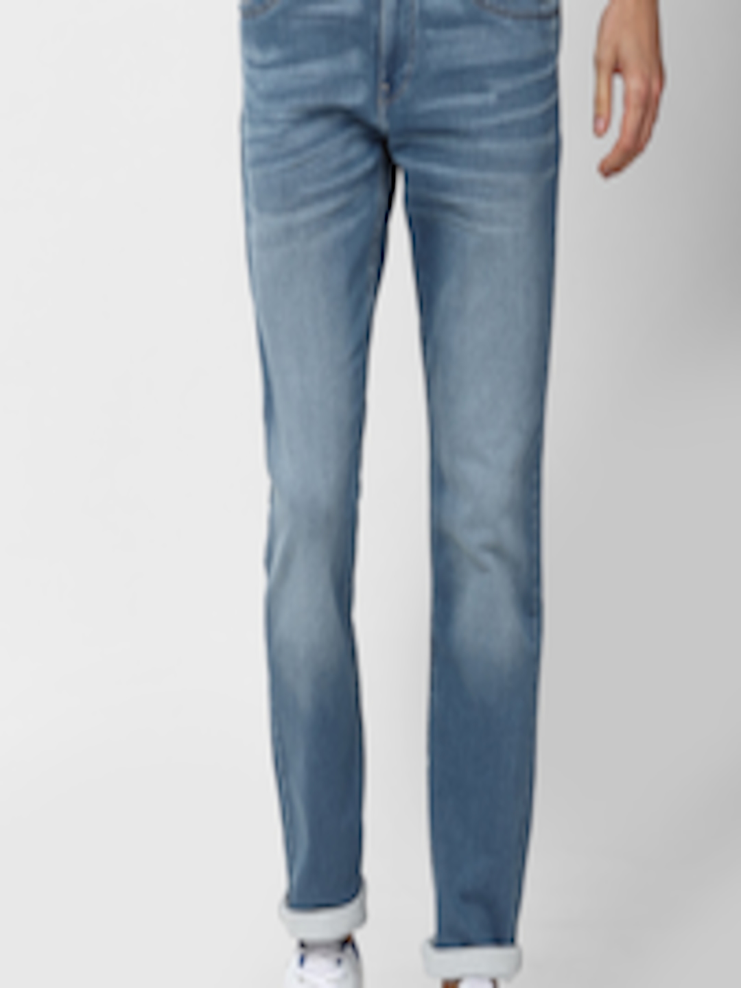 Buy VAN HEUSEN DENIM LABS Men Blue Heavy Fade Mid Rise Jeans - Jeans ...