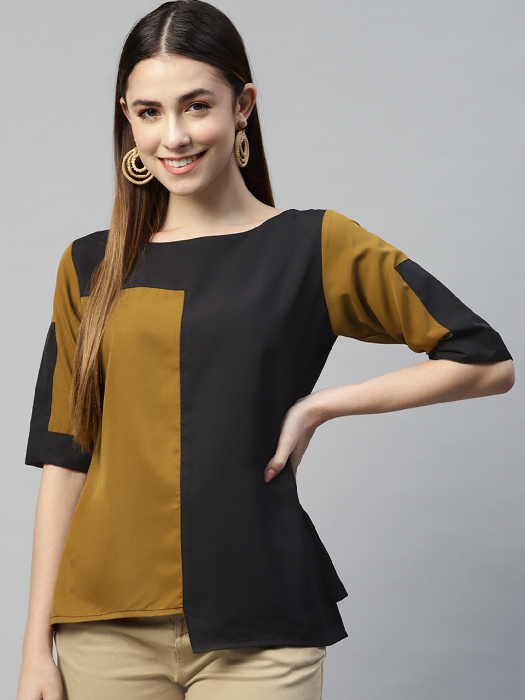 Inked Nivis Crepe Top