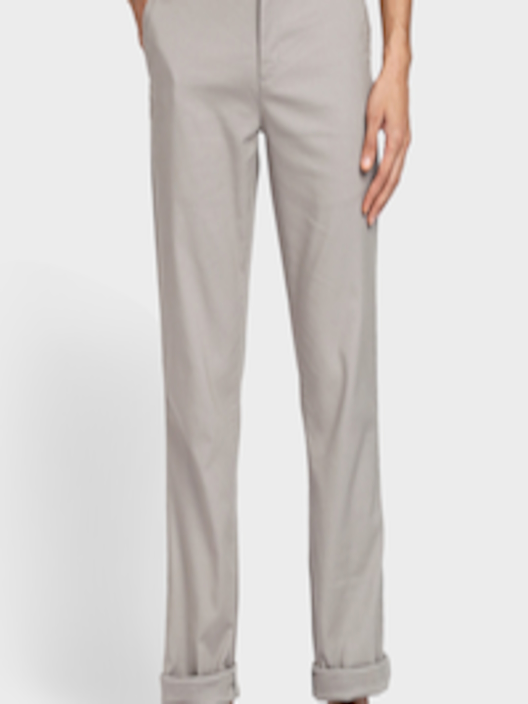 Buy ColorPlus Men Grey Chinos Trousers - Trousers for Men 17454996 | Myntra