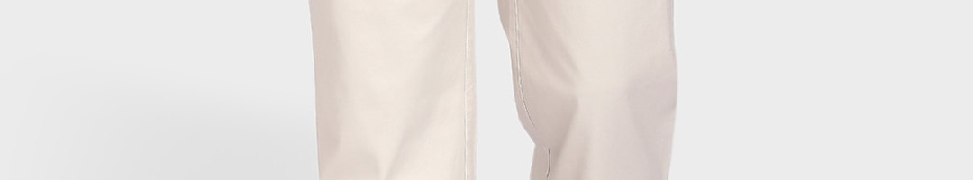 Buy ColorPlus Men Beige Casual Trousers - Trousers for Men 17455298 ...