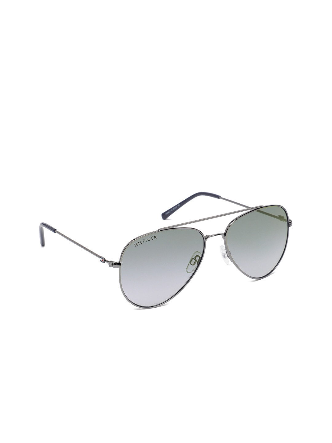Buy Tommy Hilfiger Unisex Blue Lens Aviator Sunglasses With UV
