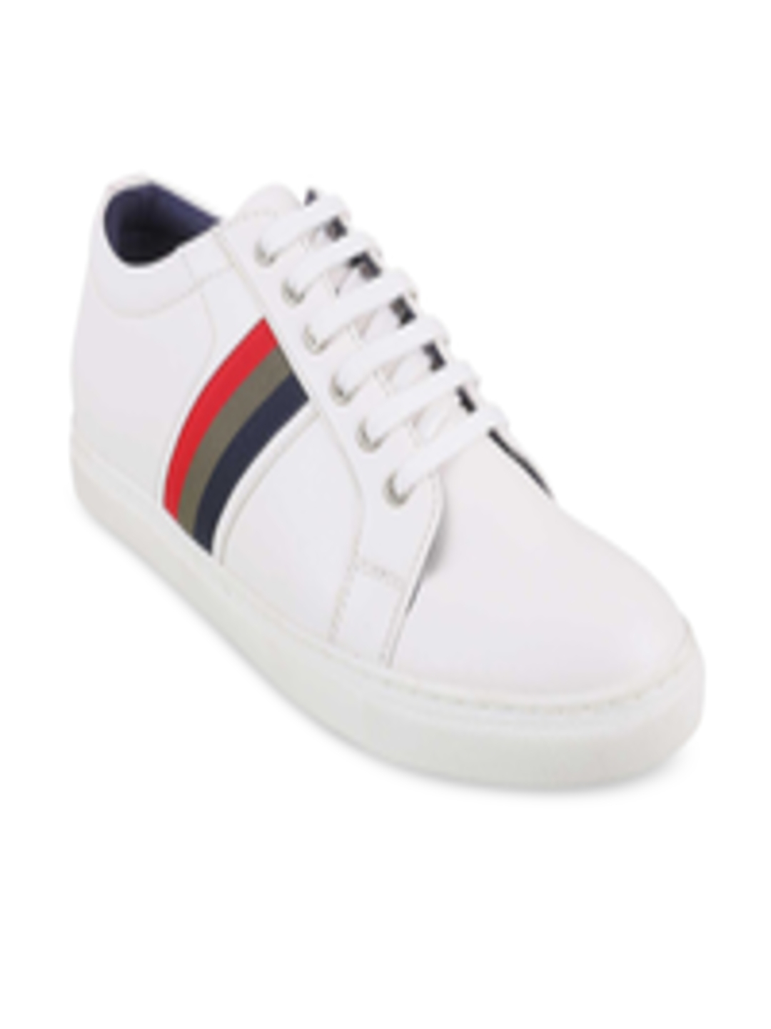 Buy Metro Men White Striped Sneakers - Casual Shoes for Men 17468992 ...