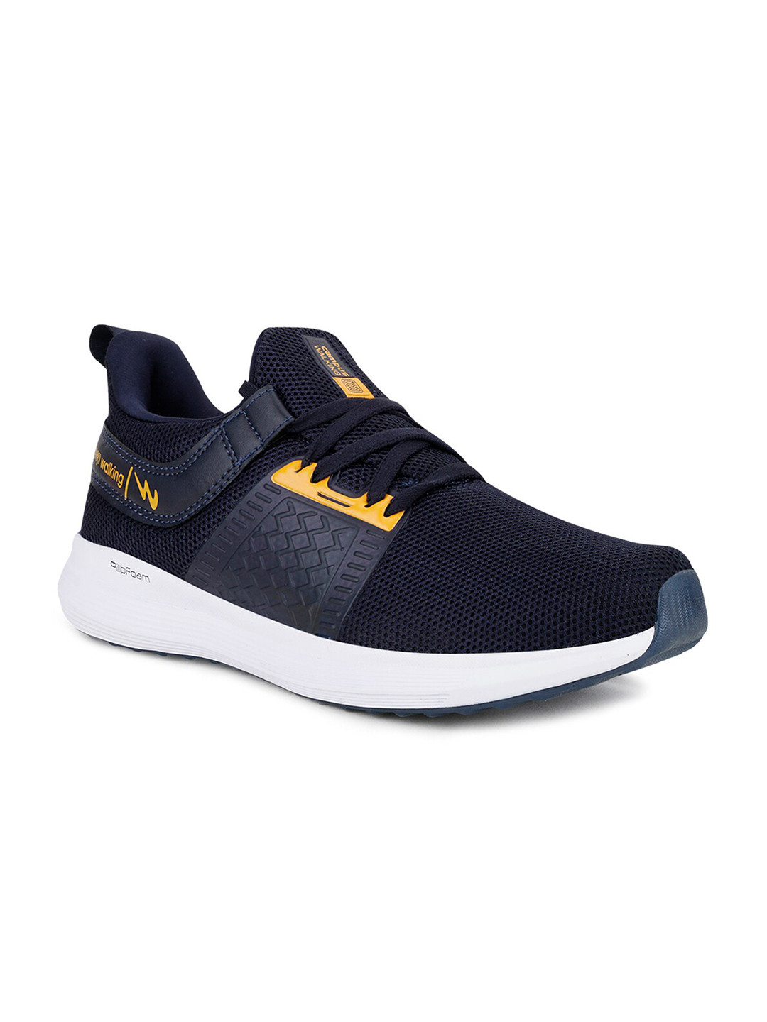 Buy Campus Men Navy Blue & Mustard Mesh Running Shoes Sports Shoes