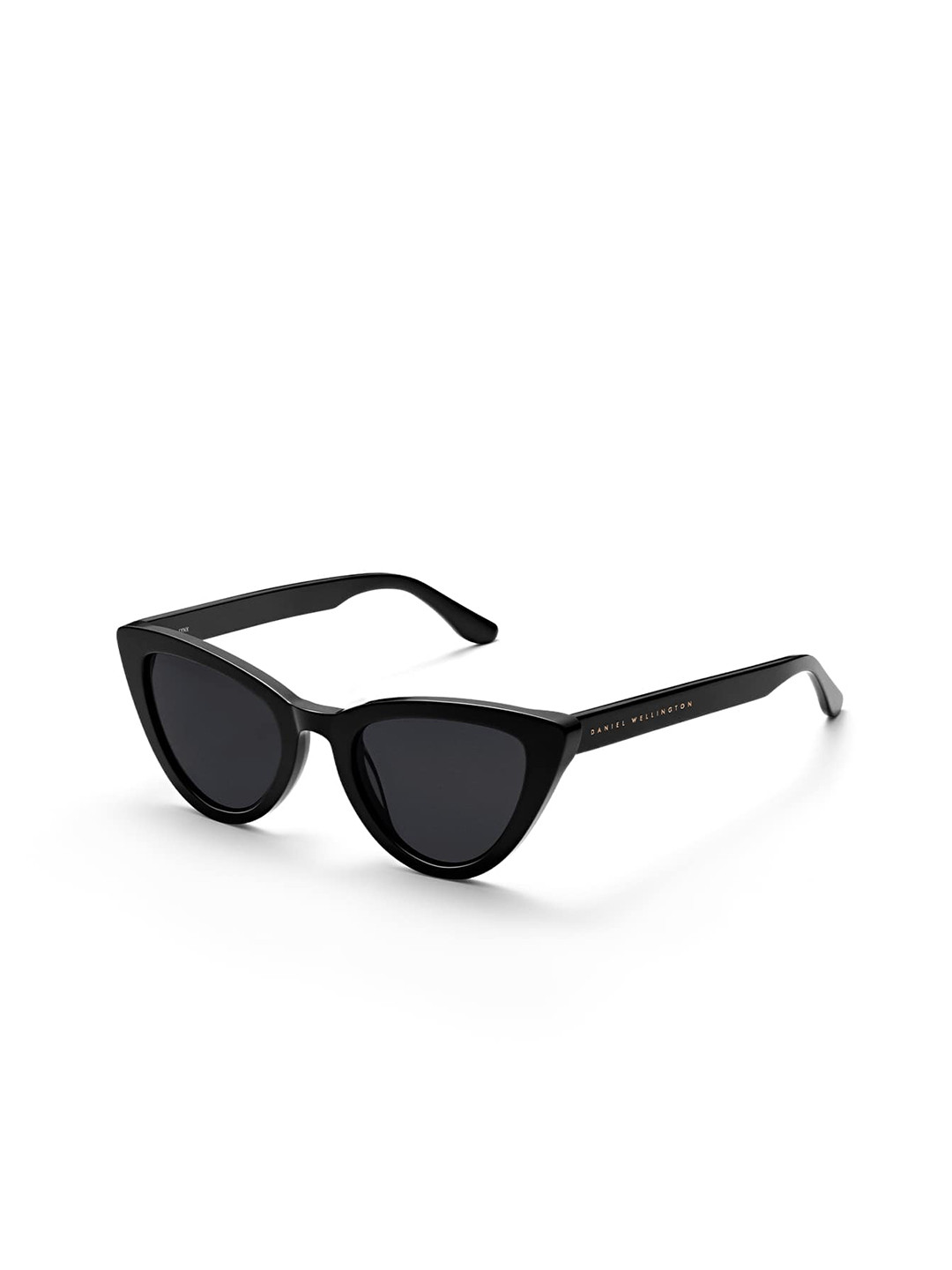 Buy Daniel Wellington Unisex Black Lens & Black Cateye Sunglasses With