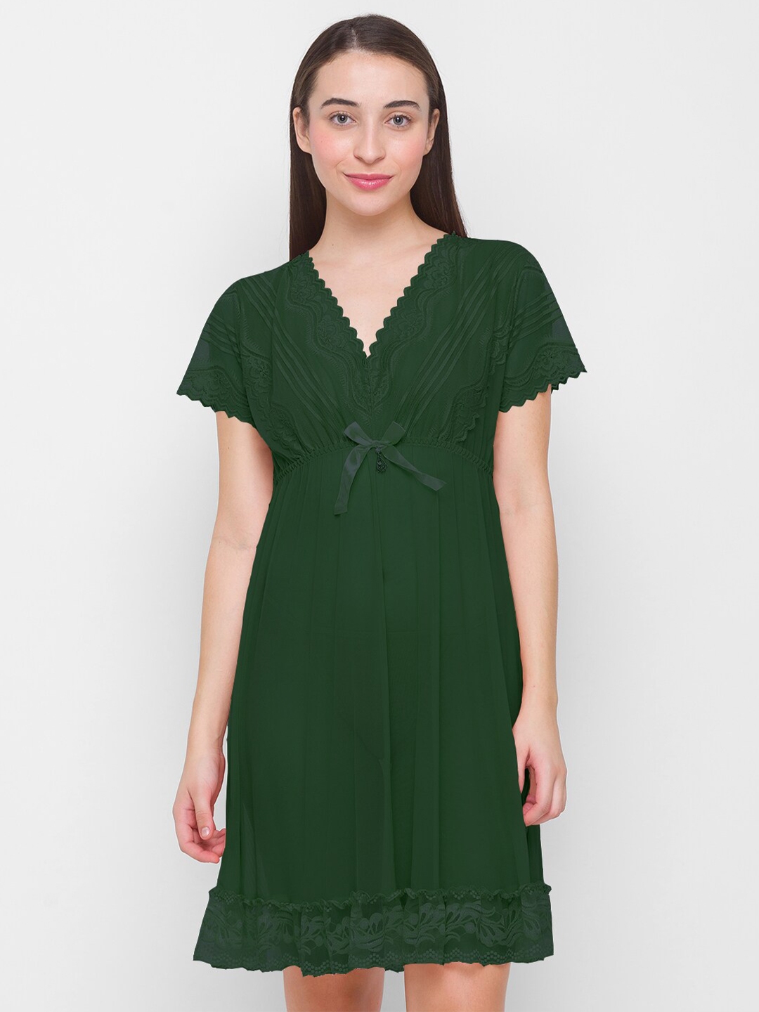 Buy FashionRack Green Net Baby Doll Baby Dolls for Women 17479564 Myntra
