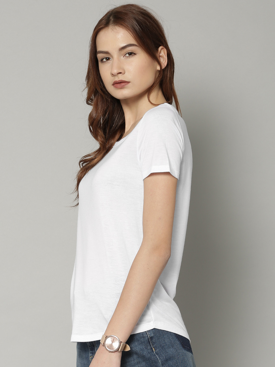 Buy Marks & Spencer White T Shirt Tshirts for Women 1748540 Myntra