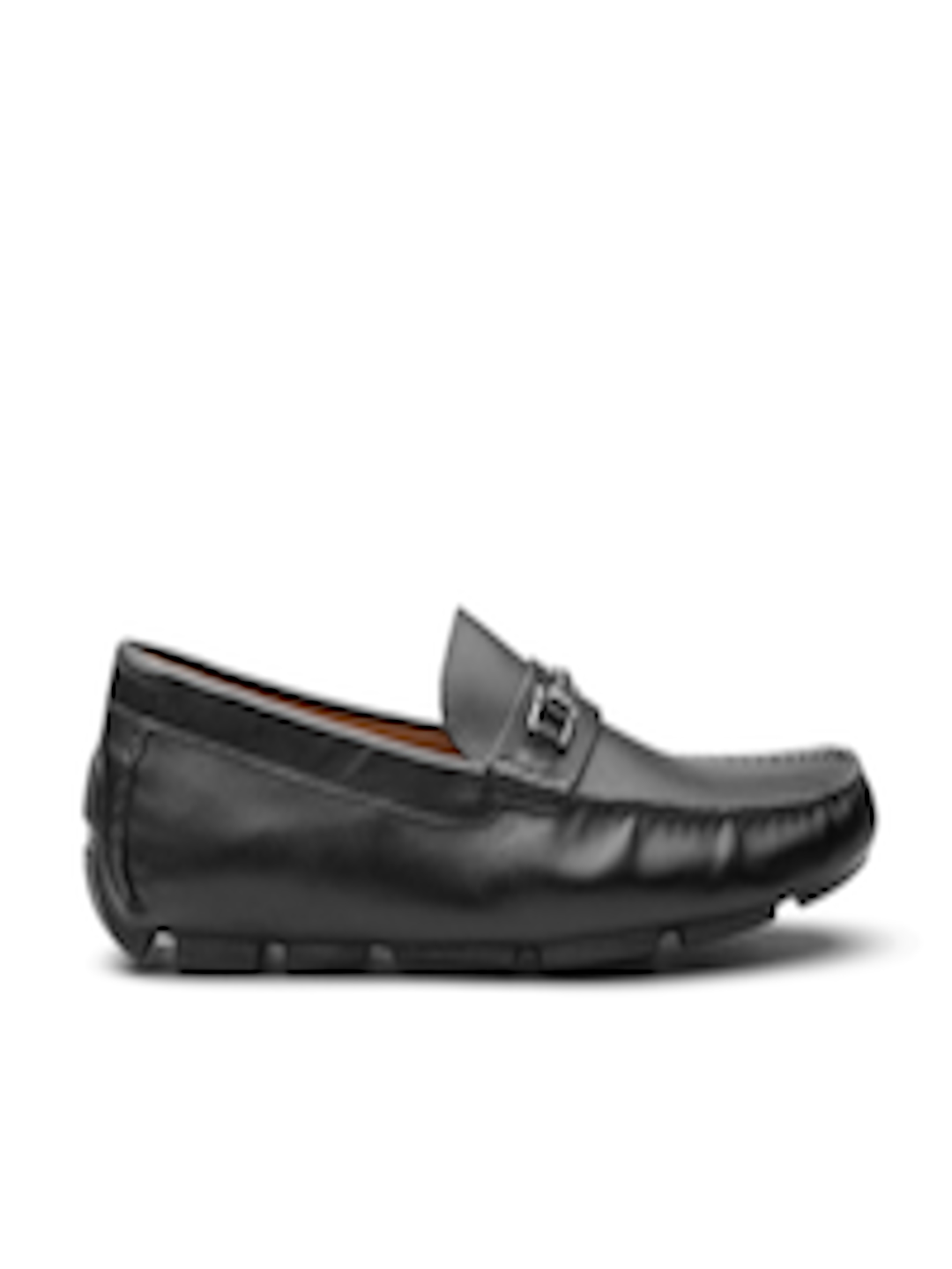 Buy ALDO Men Black Leather Driving Shoes - Casual Shoes for Men 1749279