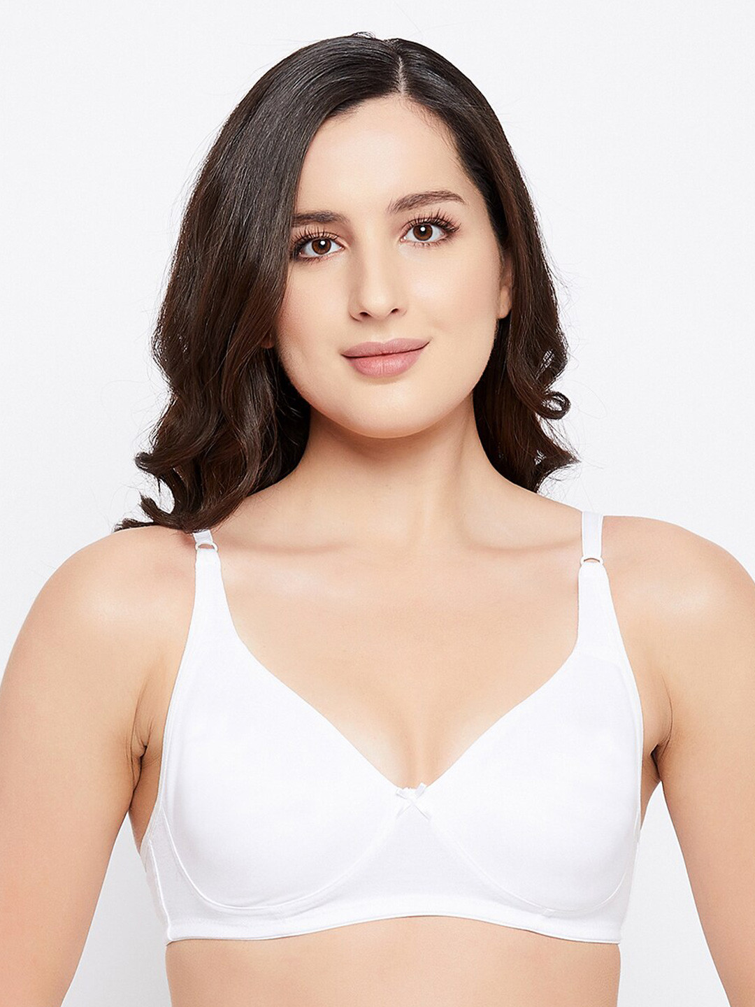 Buy Clovia White Non Padded Cotton Bra Bra for Women 17495364 Myntra