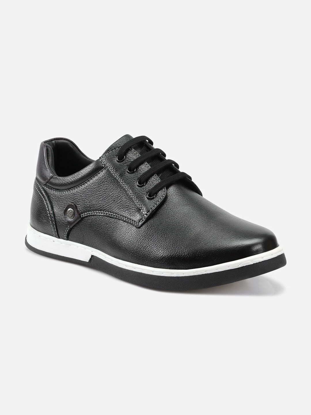 Buy ID Men Black Leather Derbys Casual Shoes for Men 17505354 Myntra