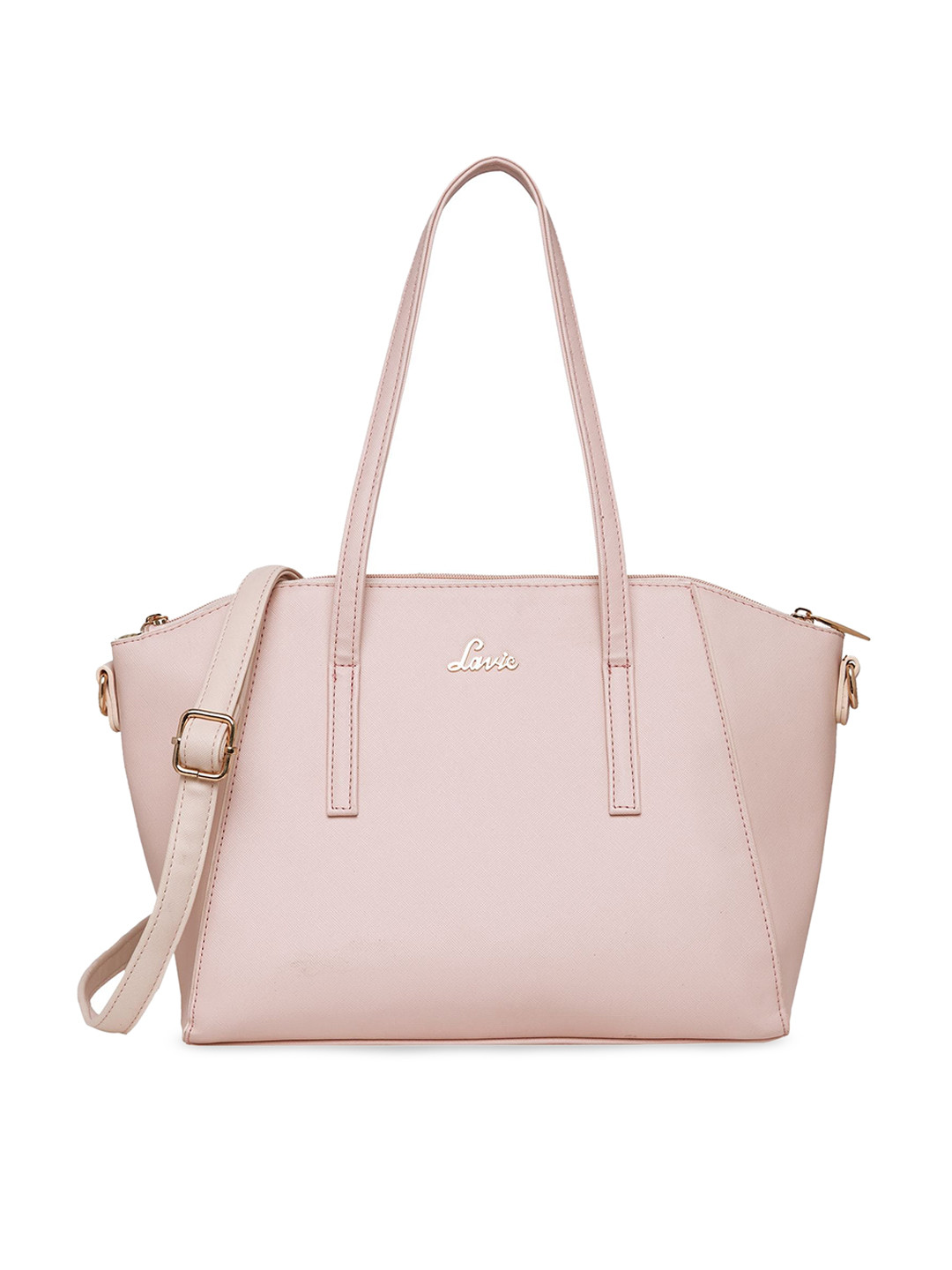 Buy Lavie Pink Structured Shoulder Bag Handbags for Women 17505732