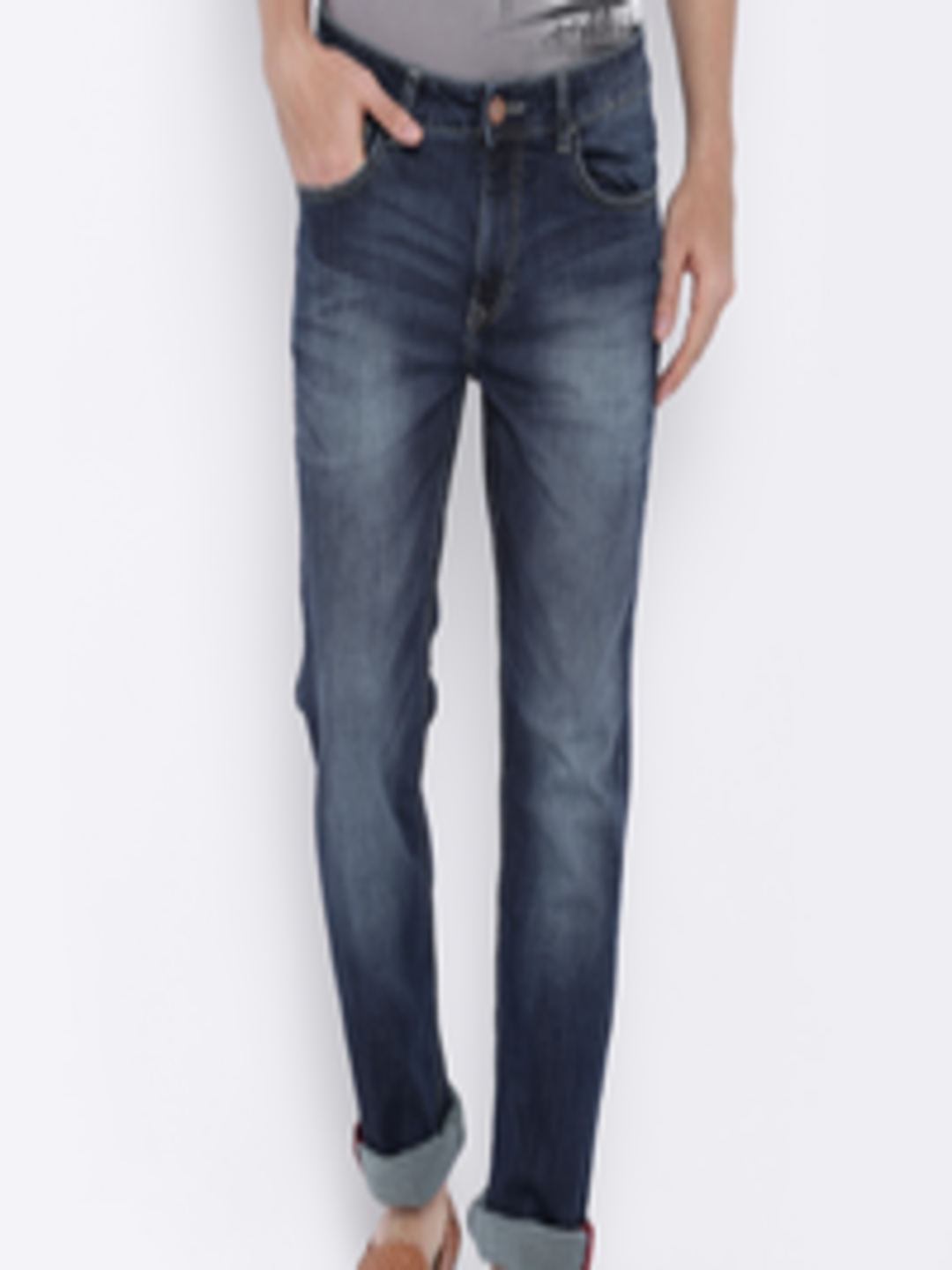 Buy SF JEANS By Pantaloons Men Blue Cobain Super Slim Fit Jeans - Jeans ...