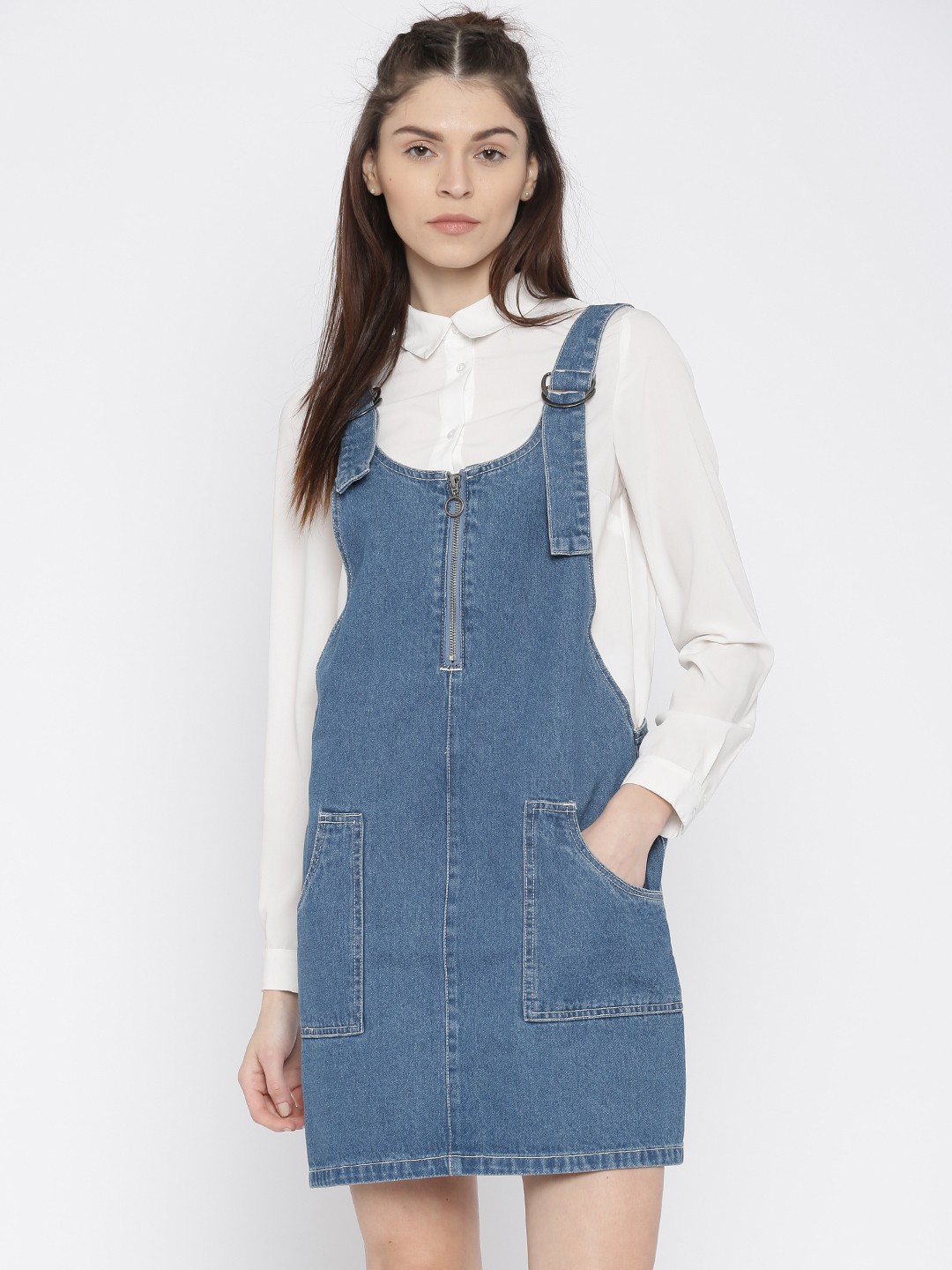 vero moda dungaree dress