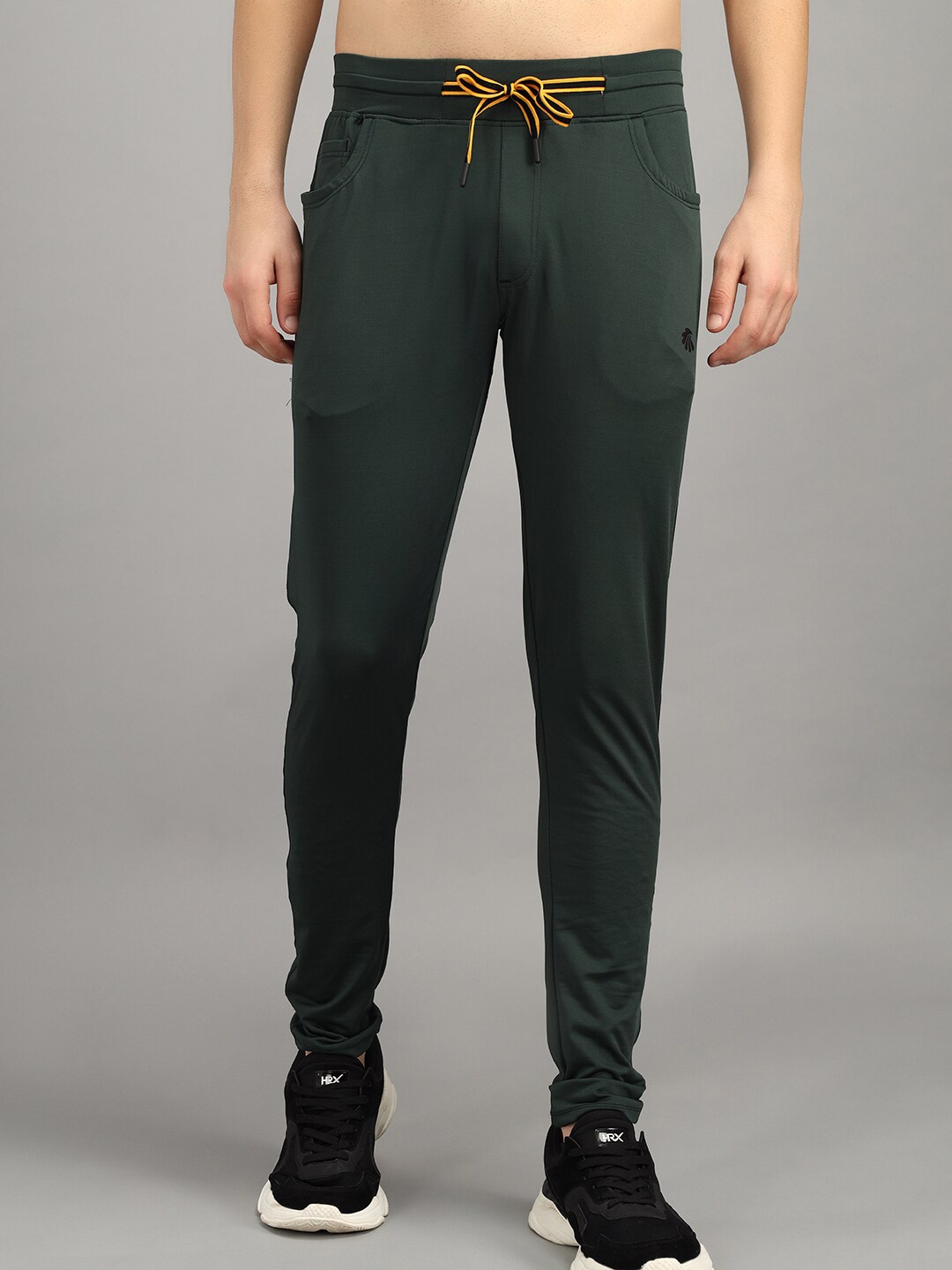 Buy Gallus Men Green Solid Relaxed Fit Track Pants - Track Pants for ...