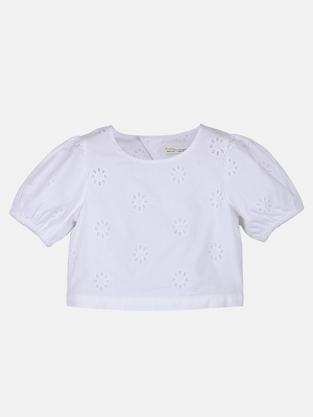 Buy Beebay White Embellished Top Tops for Girls 17531222 Myntra