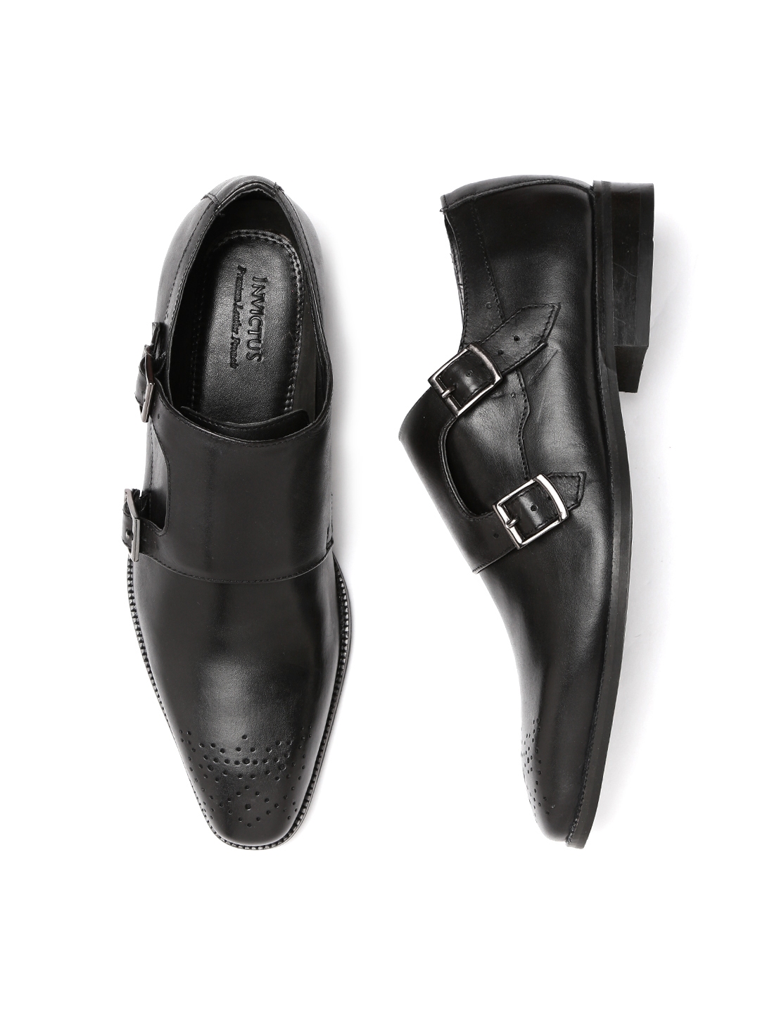 invictus black formal shoes