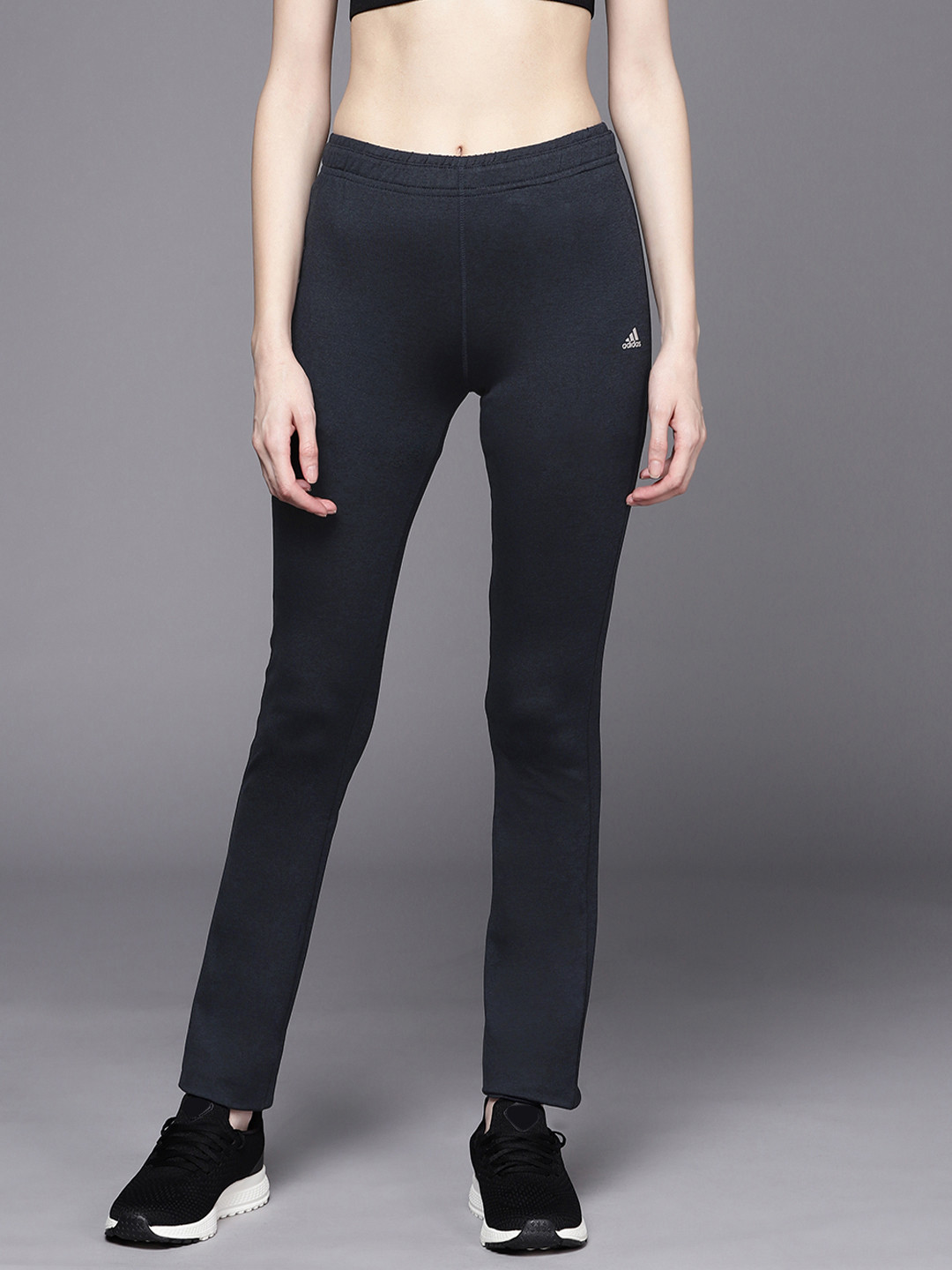 Buy ADIDAS Women Navy Blue Solid Work Out Track Pants Track Pants for Women 17535168 Myntra