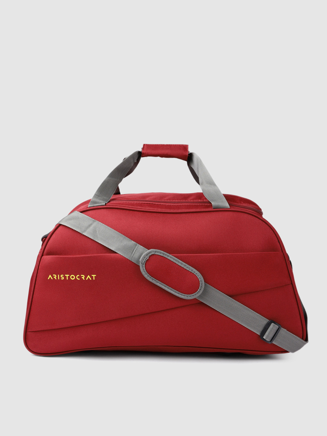 Buy Aristocrat Red Solid Medium Duffel Bag Duffel Bag for Unisex
