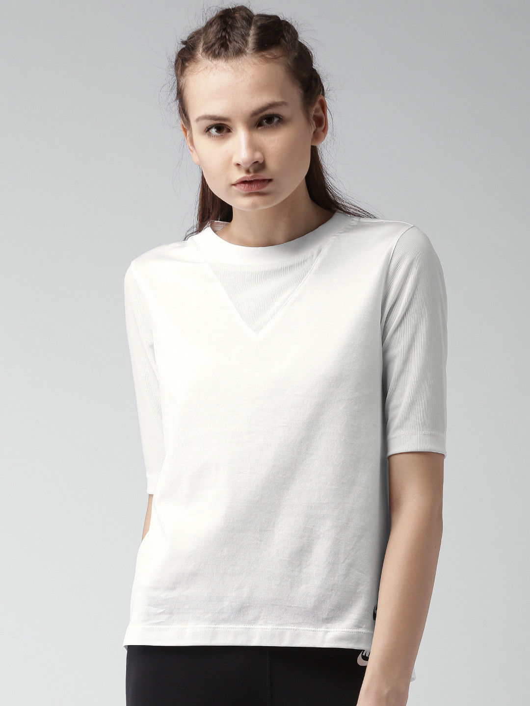 ladies white nike top