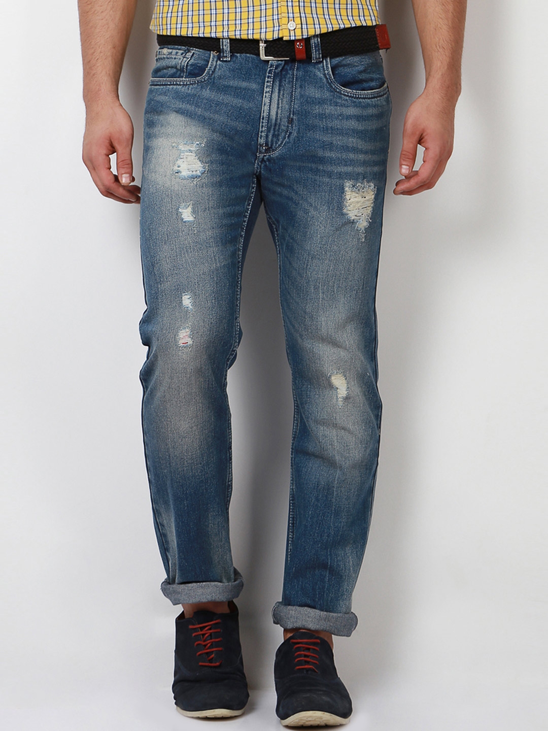 peter england black jeans