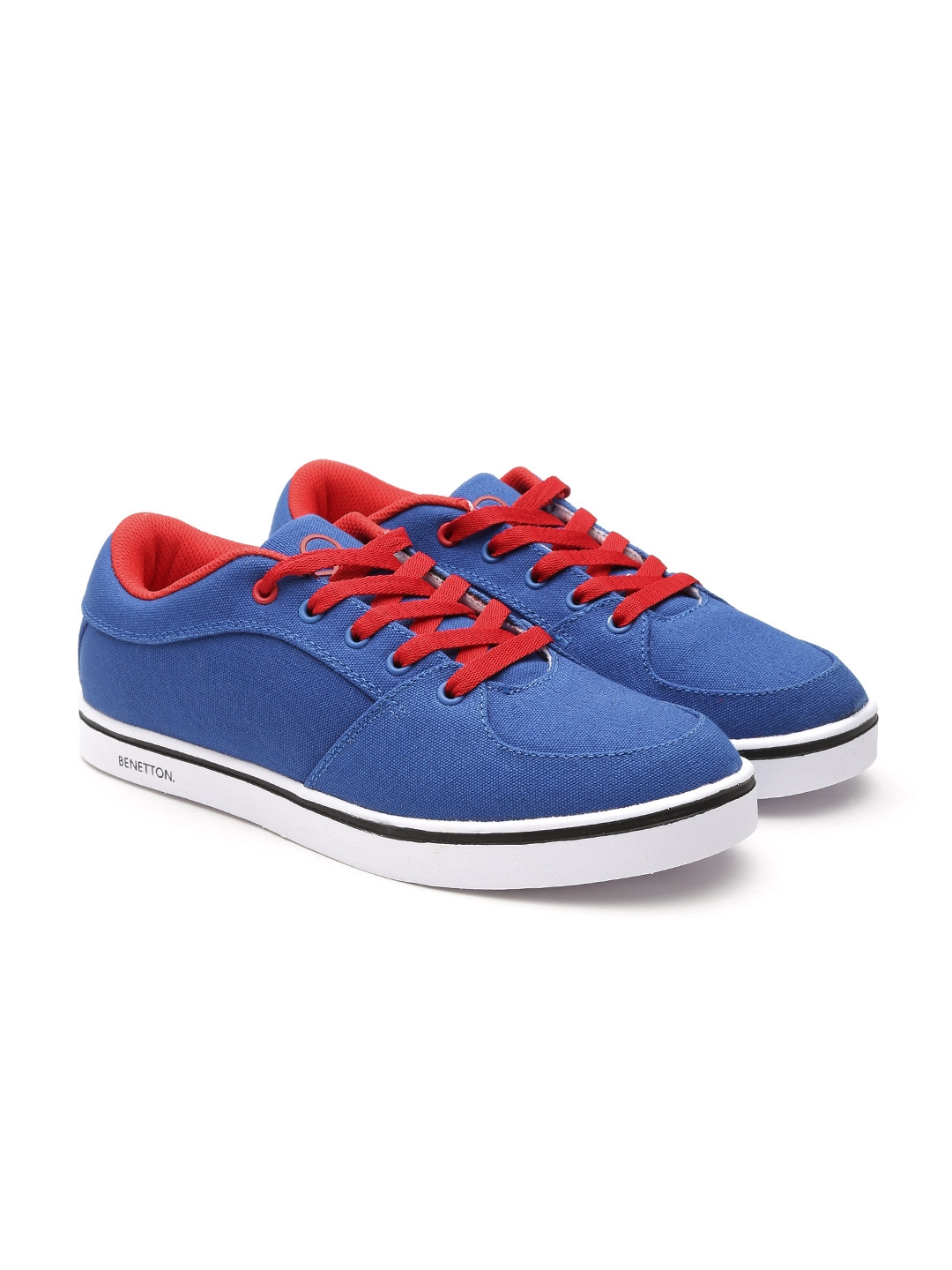 Buy United Colors Of Benetton Men Blue Solid Sneakers - Casual Shoes ...
