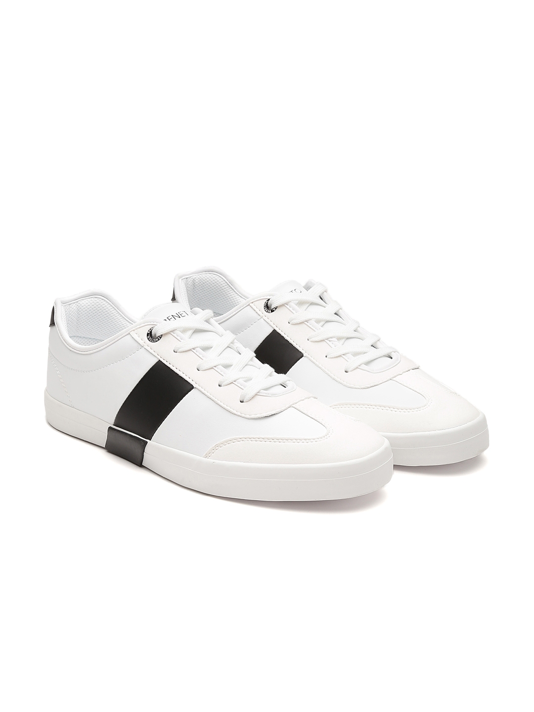united benetton white shoes