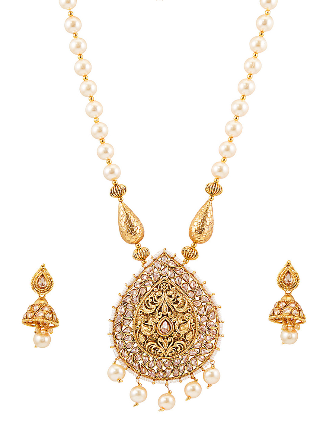 Buy Sia Art Jewellery Gold Plated Kundan Jewellery Set Jewellery Set