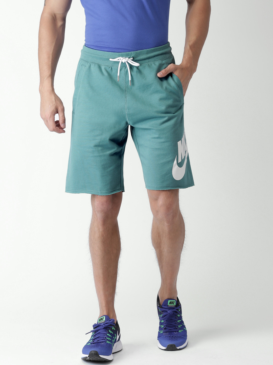 teal nike running shorts
