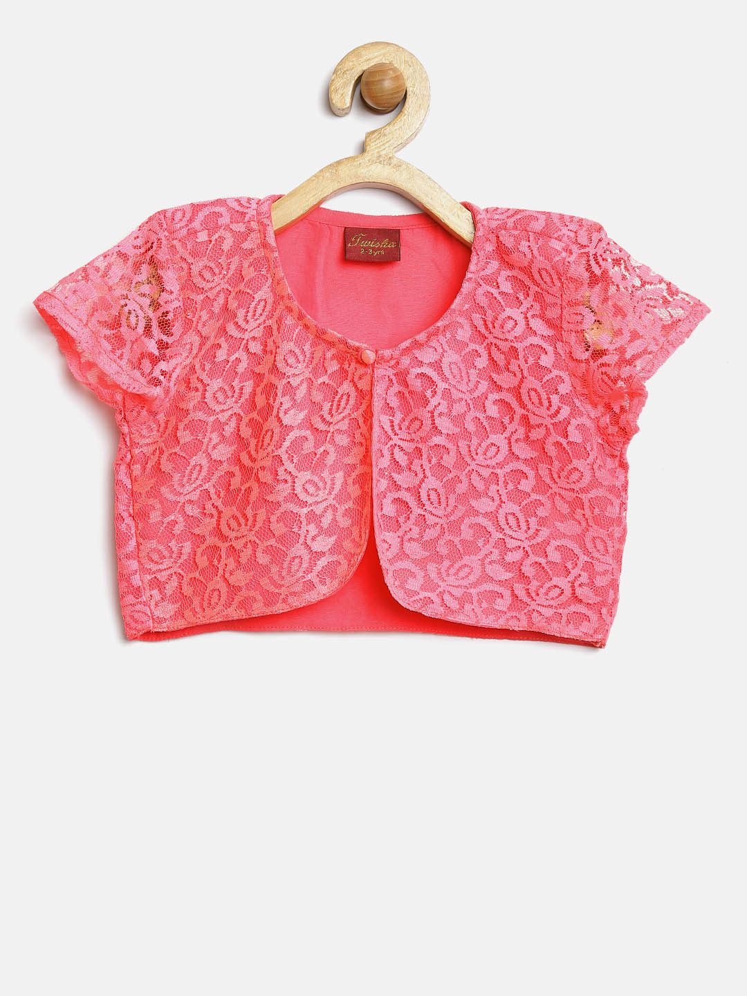 Buy Twisha Girls Pink Lace Shrug Shrug for Girls 1756541 Myntra