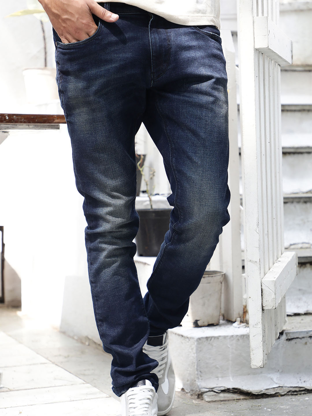 Buy RARE RABBIT Men Blue Slim Fit Light Fade Jeans Jeans for Men 17567074 Myntra