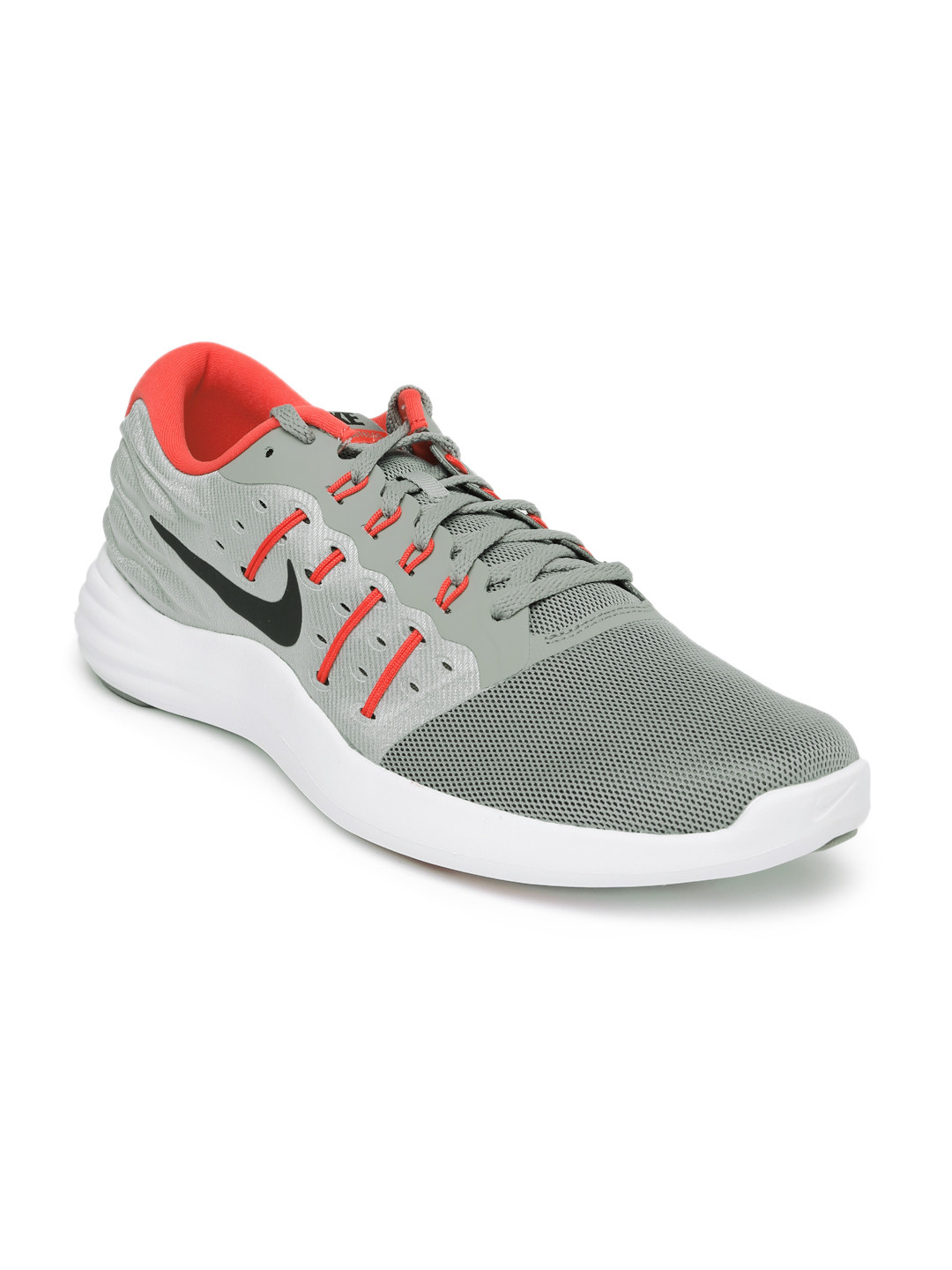 mens grey nike running shoes
