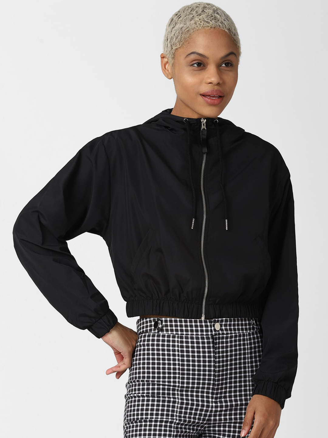 Buy FOREVER 21 Women Black Tailored Jacket Jackets for Women 17568292