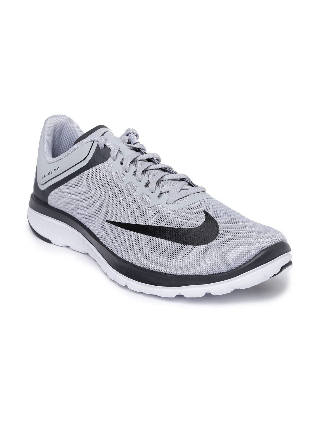 grey nike running shoes