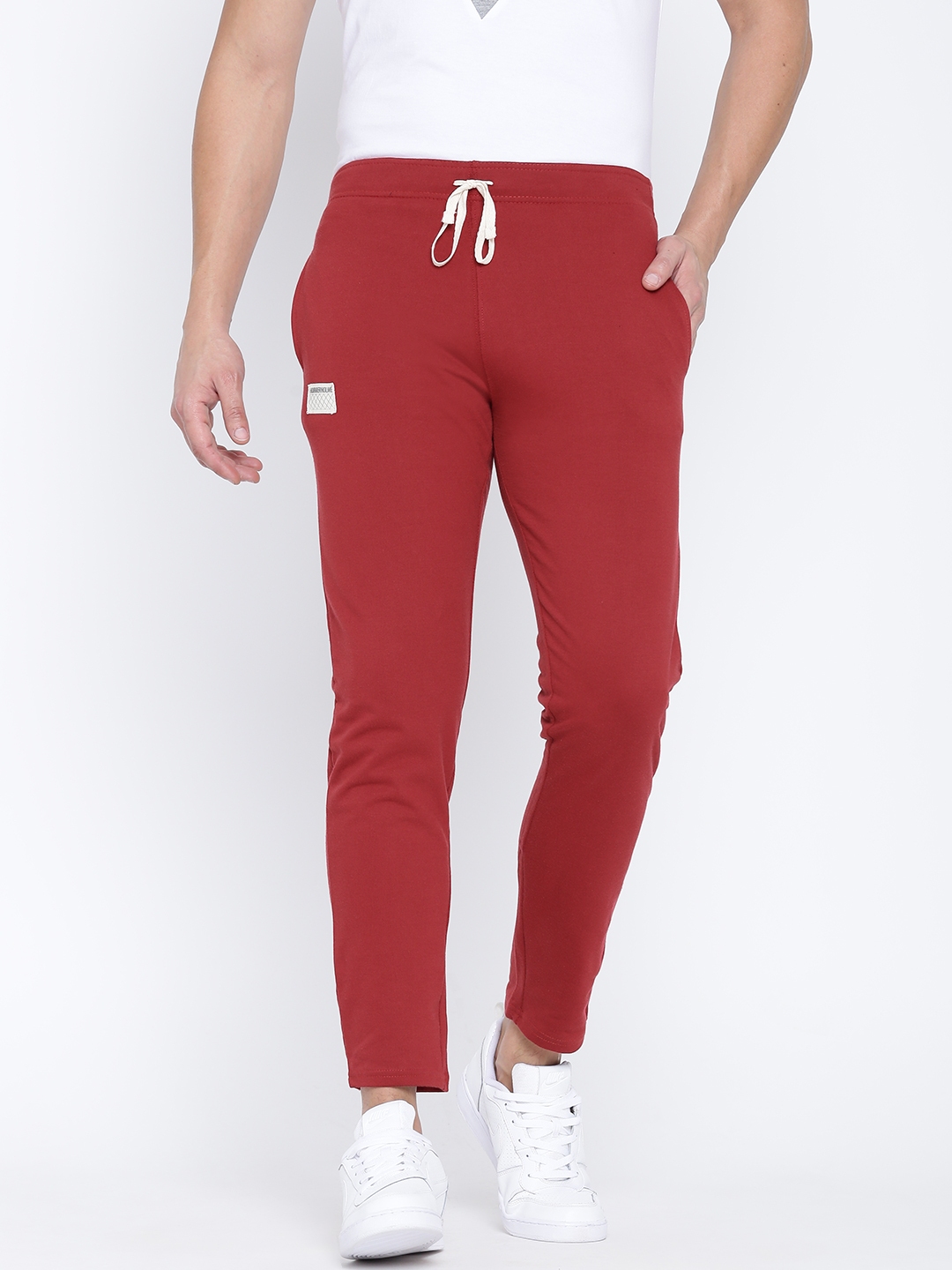 slim track pants mens