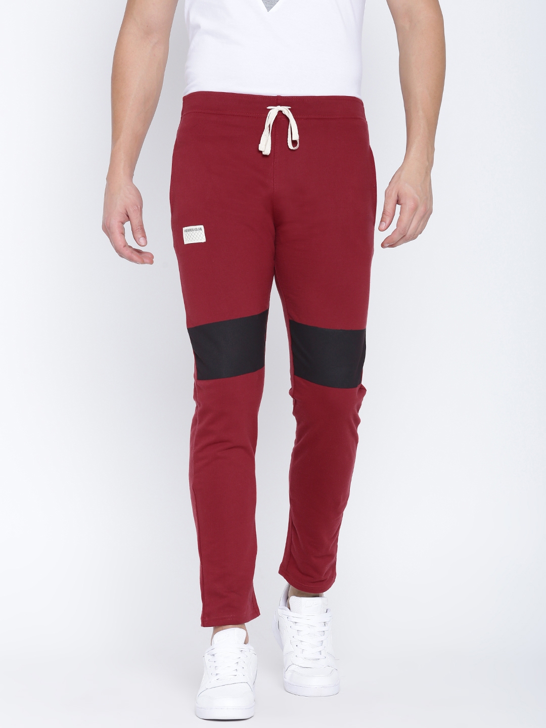mens maroon track pants