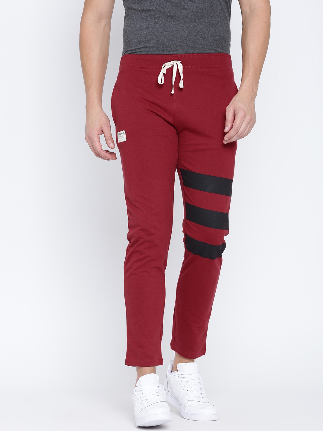 sporto red track pants
