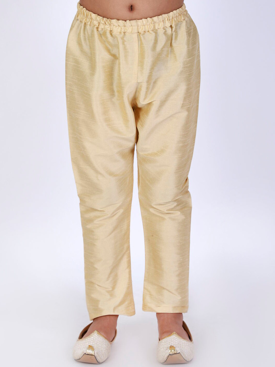 Buy VASTRAMAY Boys Gold Toned Solid Pyjama - Pyjamas for Boys 17576988 ...