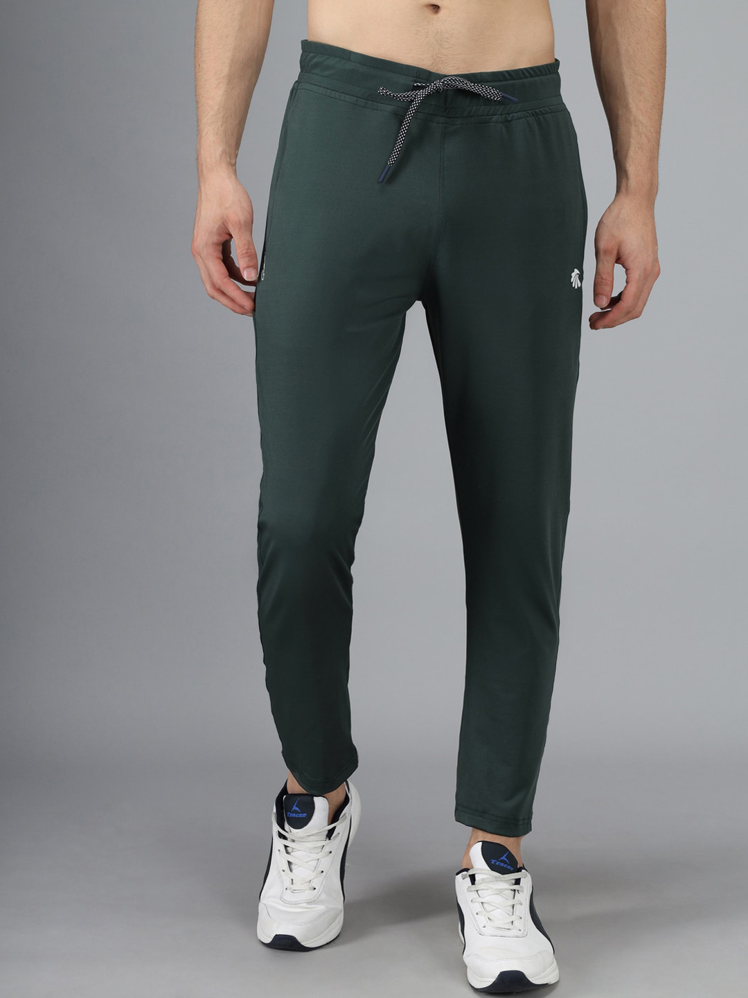 Buy Gallus Men Green Regular Fit Solid Track Pants Track Pants for